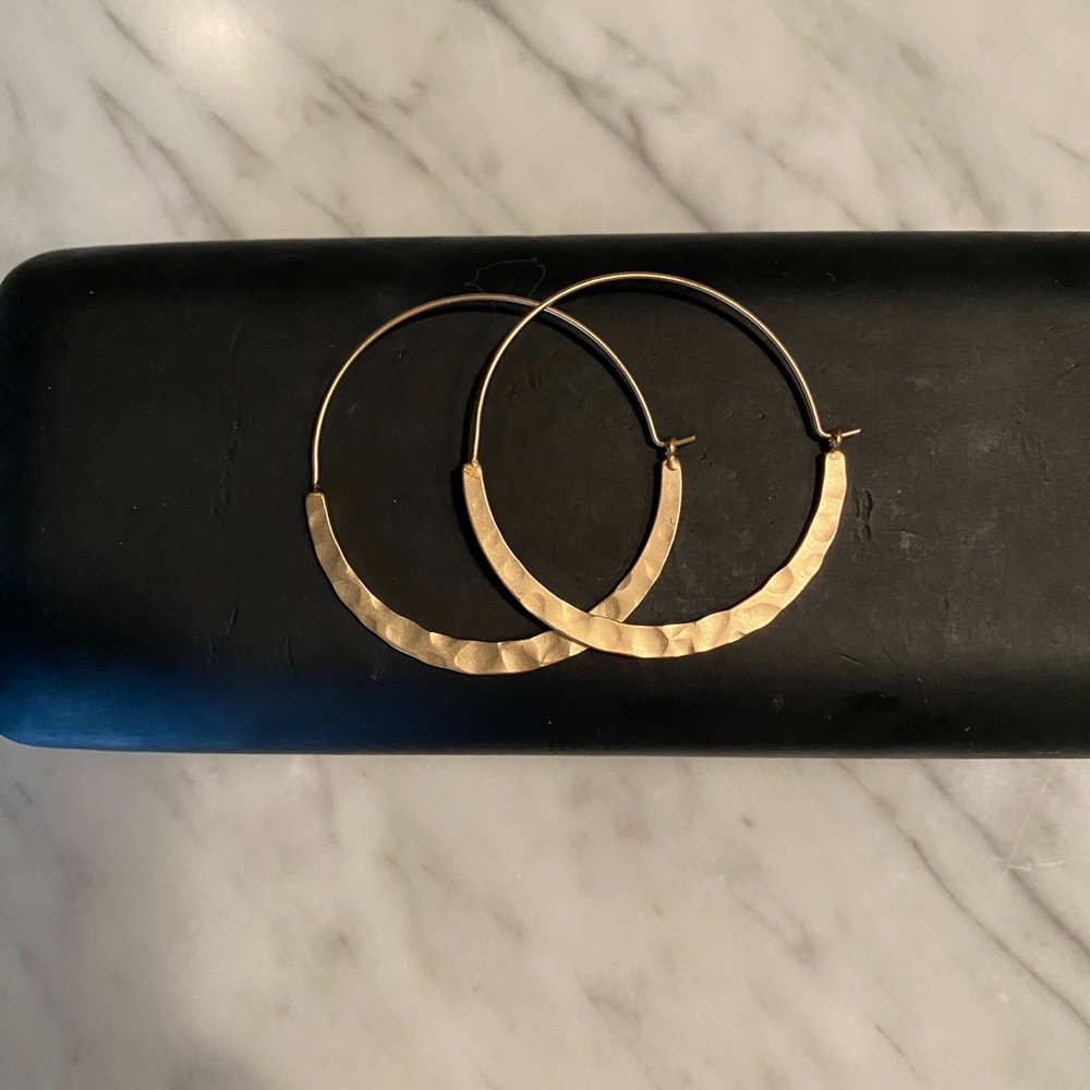 Lulu's Sunshine Circle hoop earrings